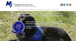 Desktop Screenshot of mangoldinsurance.com