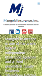 Mobile Screenshot of mangoldinsurance.com